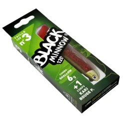 Leurre Souple Shad Fiiish Combo Black Minnow 120 Shallow 12cm, 6g