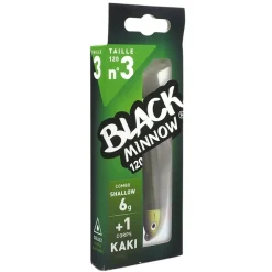 Leurre Souple Shad Fiiish Combo Black Minnow 120 Shallow 12cm, 6g