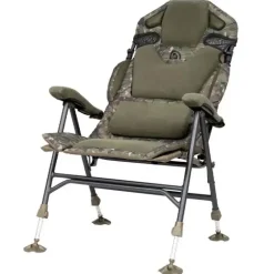 Level Chair Trakker Levelite Camo Longback Recliner Chair