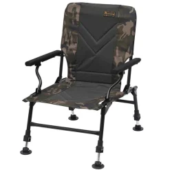 Levelchair prologic avenger relax camo chair w/armrest + covers