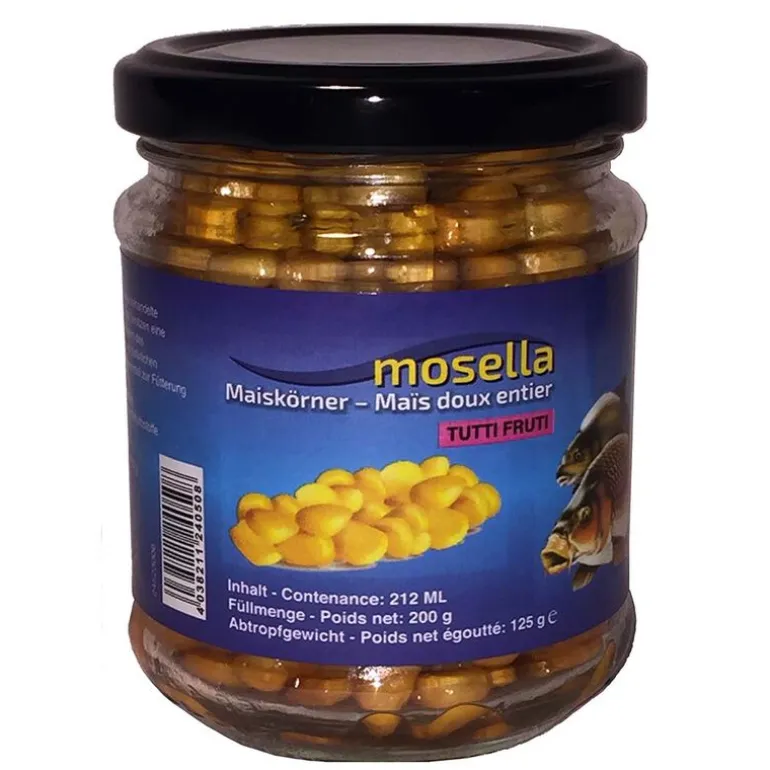 Mais tutti frutti Mosella pot en verre 212 ML (sans liquide)