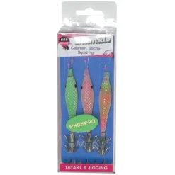 Mitraillette 3 turluttes sea squid shamalo 6cm