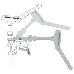 Moteur electrique arriere navigation minn kota traxxis 80lbs - 107cm - 24v