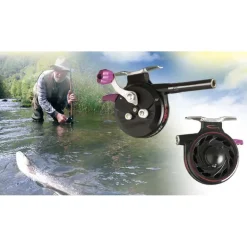 Moulinet capoté et toc truite peerless bam ritma 72 gaucher