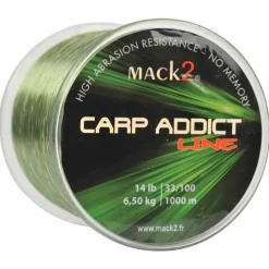 Nylon carpe mack2 carp addict line 1000 m