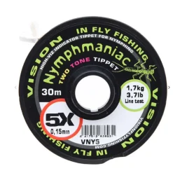 Nylon Indicateur Vision Nymphmaniac Two Tone Tippet 30m