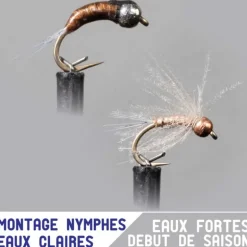 Nymphes Garbolino X2 - début de saison / eaux fortes / eaux claires