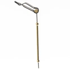 Outil de montage mouche pince à hackle rotative silverstone