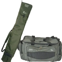 Pack bagagerie team carpfishing carryall process + fourreau holdall 3 cannes