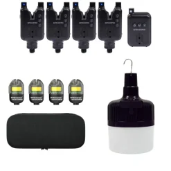 Pack Bite Keeper Black 4+1 + Firefly Biwy Light + 4 Silver Bullet Bobbin