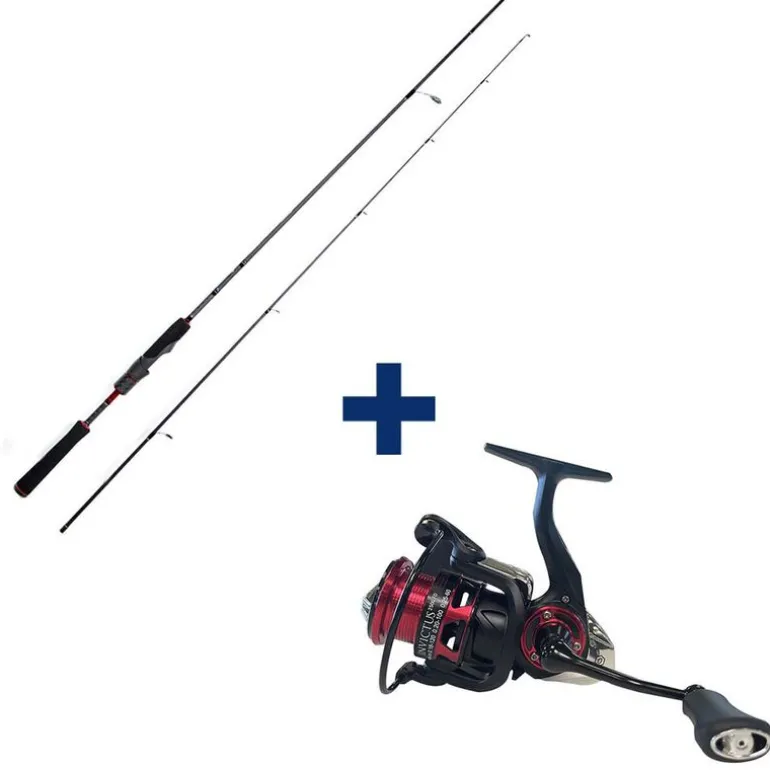 Pack Canne Evok Invictus V2 2.26m, 3-10g + Moulinet Invictus 2500Fd