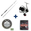 Pack Canne Evok Prediction 2.22m, 28-84g + Moulinet Prediction 3000Fd + Tresse + Fluorocarbone