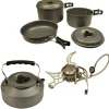 Pack Cooking Logistik Powerful Stove + Logistik Kettle + Logistik Cookware Set