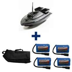 Pack Dark Water Miki Boat +4 Batterie 12000 mAh + SAC