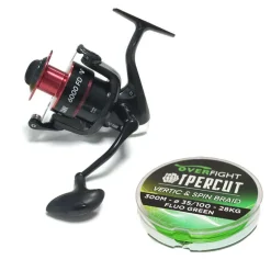 Pack Moulinet Tank 6000 FD + Tresse 35/100