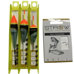 Pack Pêche de la truite en étang Combo Télescopique + Lignes + siège