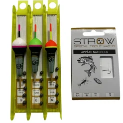 Pack Pêche de la truite en étang Combo Télescopique + Lignes + siège