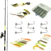 Pack Prêt à Pêcher Perche Bzone Striker 210M 5-21g + Moulinet + Nylon + Leurres + Boites