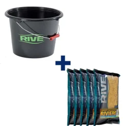 Pack Seau + 5kg d'Amorce Rivière