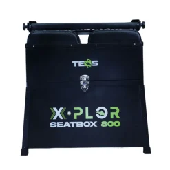 Panier de pêche au coup teos alu large 3 tiroirs avec dossier