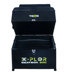 Panier de pêche au coup teos alu large 3 tiroirs avec dossier