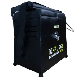 Panier de pêche au coup teos alu large 3 tiroirs avec dossier