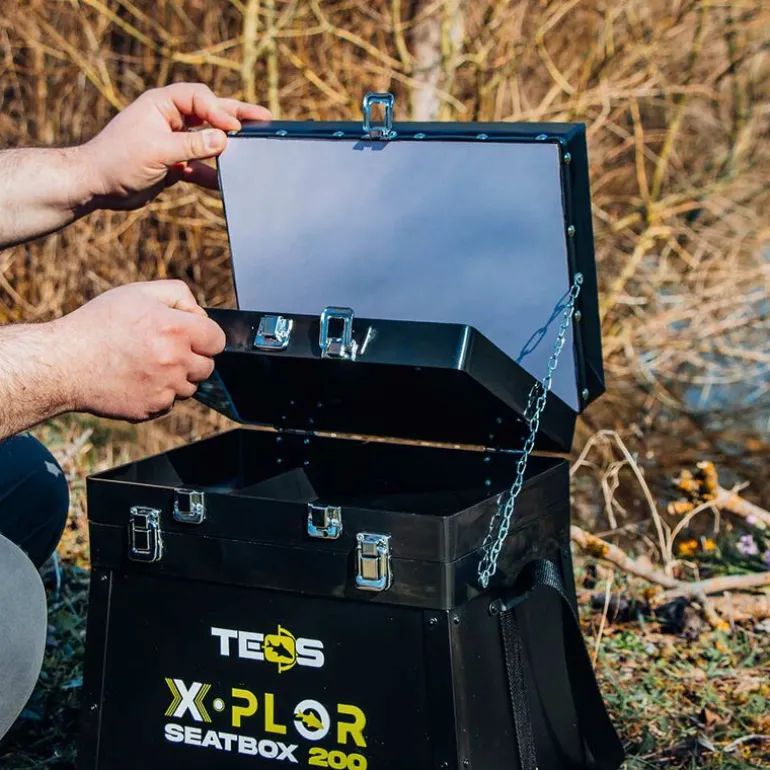 Panier de pêche Teos Xplor Seatbox 200 alu 2 casiers