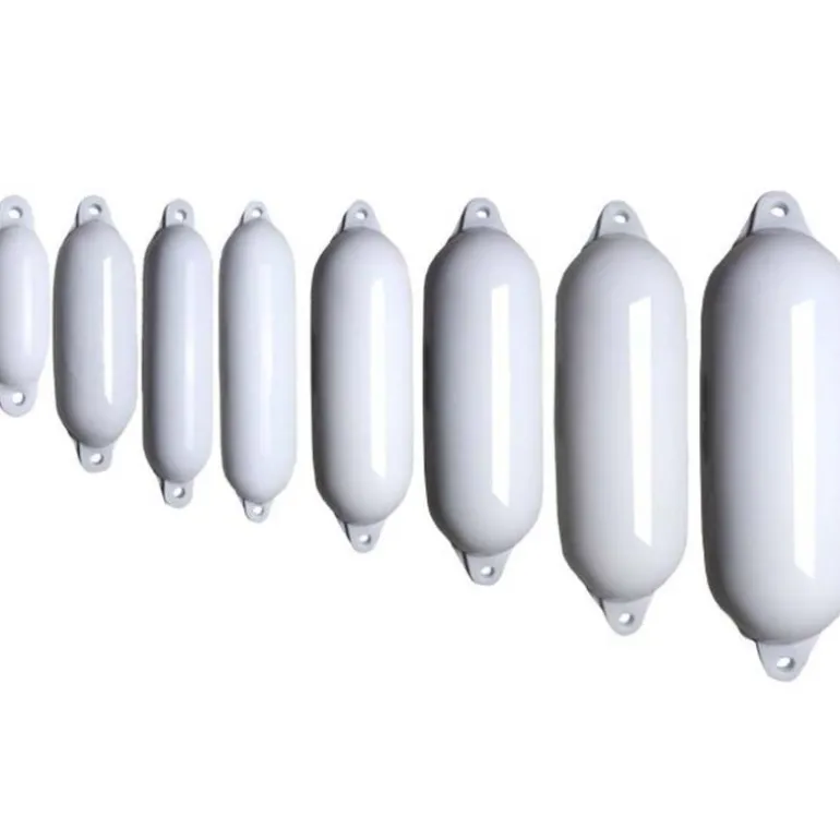 Pare-battage Eco Fender 5 - 2 yeux - ø22x72cm - blanc