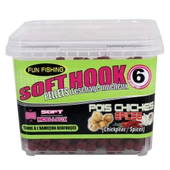 Pellet d'Eschage Soft Hook Pellets Pois Chiche Epice 110G
