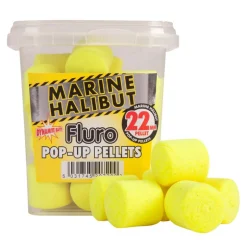 Pellet Dynamite Baits Fluro Pop Up Yellow Marine Halibut 22mm