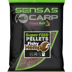 Pellet Sensas Super Feed Fishy Hemp 650 g