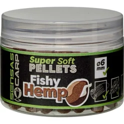 Pellet Sensas Super Soft Pellets 6 mm fishy Hemp 60g