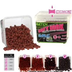 Pellets d'eschage coup fun fishing soft hook pellets ail 120g