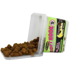 Pellets d'eschage moelleux soft hook fun fishing choco banana 110g