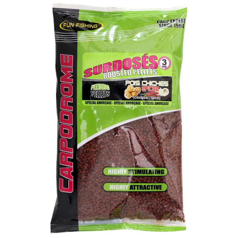 Pellets Fun Fishing Surdosés Pois Chiche 700Gr 3mm