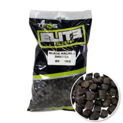 Pellets Percés Teos Black Halibut Drilled 1kg