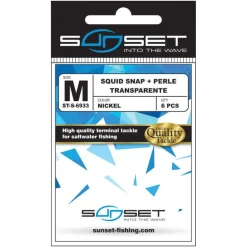 Perles Transparentes + Agrafe Sunset ST-S-6933