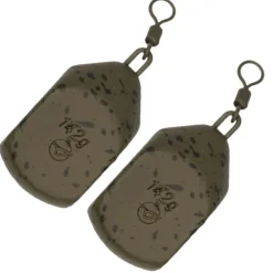 Plomb à émerillon korda square pear swivel (x2)