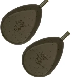 Plomb in line korda flat pear (x2)