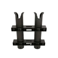 Porte Canne Seanox 2 Cannes Fixe PVC Noir