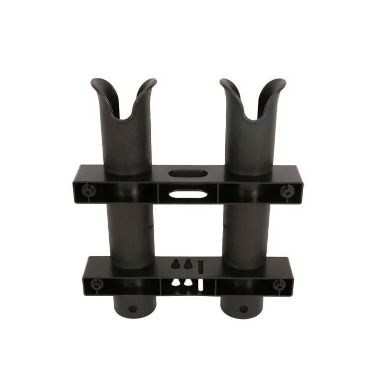 Porte Canne Seanox 2 Cannes Fixe PVC Noir