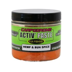 Pâte d’eschage Activ’Paste FUNFISHING Hemp et bun spice 150g (chènevis et pain d'épices)