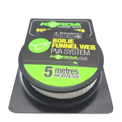 Recharge de filet soluble carpe korda boilie funnel web hexmesh (5m)