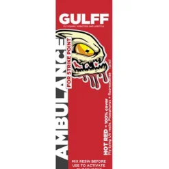 Résine uv gulff ambulance 15 ml (coloris intenses)