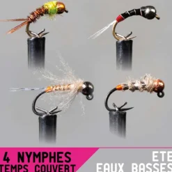 Set Nymphe Garbolino x4 - été / eaux basses / temps couvert