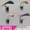 Set Nymphe Garbolino x4 - été / eaux basses / temps clair