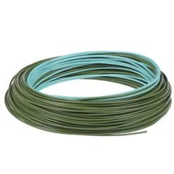 Soie jmc wave wf flottante pointe intermédiaire (olive et bleu ciel)