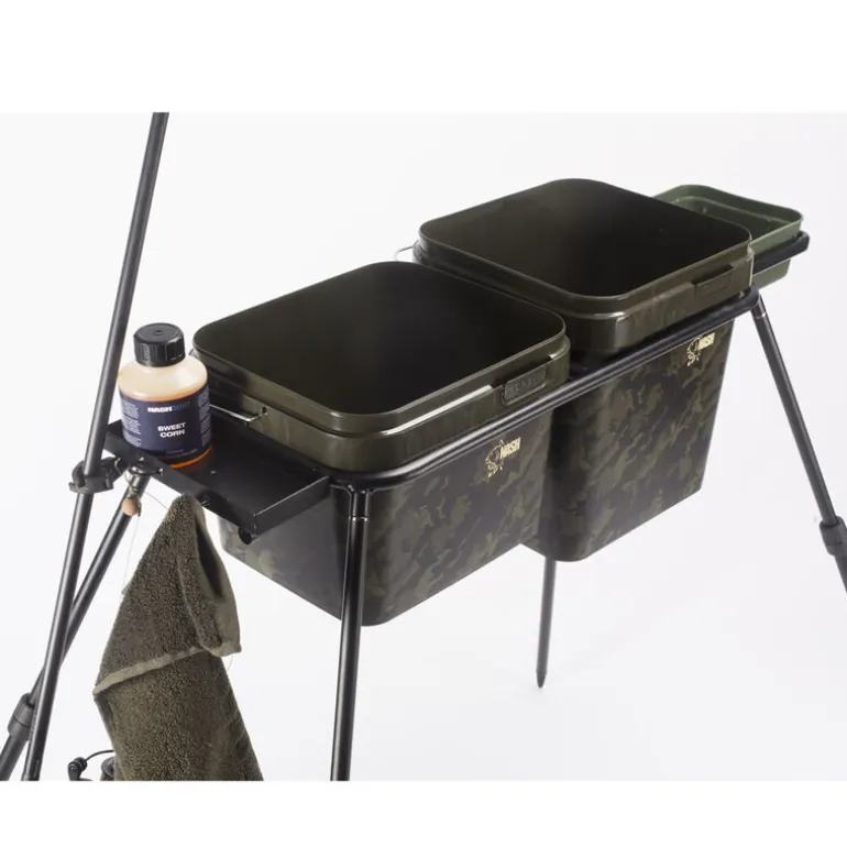 Support seau nash double spod station