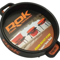 Support seau rok round bucket stand black