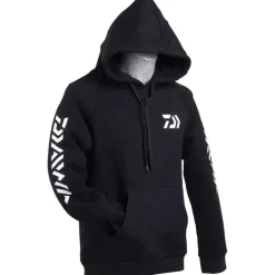 Sweat à capuche daiwa noir